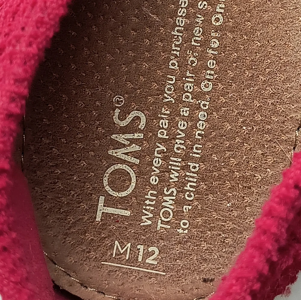 Toms Men's 12 Red Loafers & Slip-Ons  Classic Canvas Espadrille